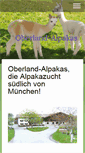 Mobile Screenshot of oberland-alpakas.de